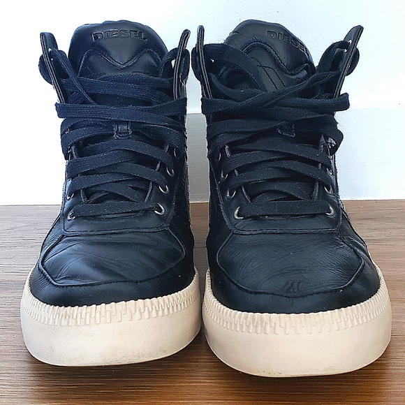 Diesel Leather Sneakers - Picture 2 of 9